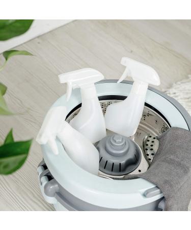 6 oz Spray Bottle 2-Pack | Leak Proof Squirt Bottle with 3 Adjustable Nozzle | Refillable for Cleaning Pets Hair & Plants - Buy Online on GoSupps.com