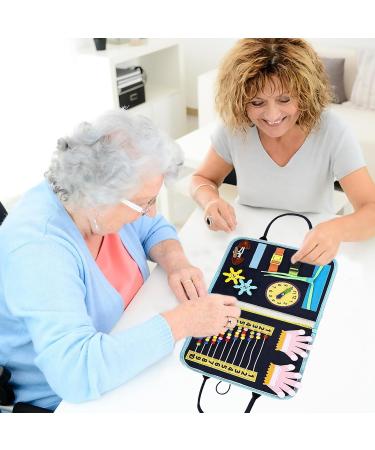 Nestel Sensory Blanket for Dementia & Seniors | Ideal Gift for Alzheimer's Asperger's & Autism Support - Buy Online on GoSupps.com