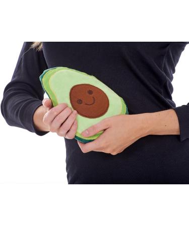 K Collection Heat Pack with Novelty Plush Cover - Avocado Design - Microwavable Plush Clay Beads Heat Bag - Heating Pads Hot Avocado Heat Pack - Buy Online on GoSupps.com