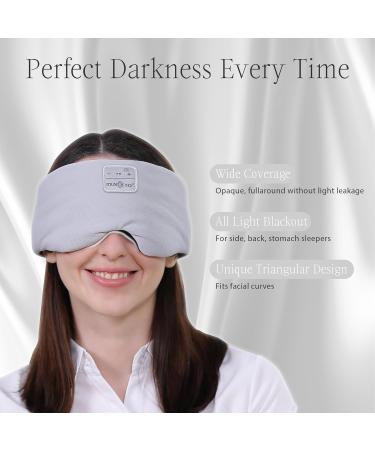 MUSICOZY Bluetooth Sleep Mask & Headphones - Ice Silk Eye Mask for Total Darkness Perfect Gift for Men & Women (Black - Buy Online on GoSupps.com