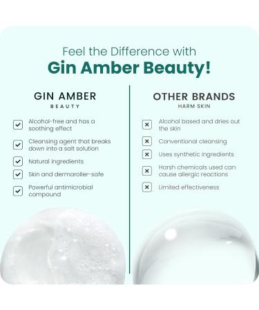 Buy Gin Amber Beauty Natural Foaming Skin Cleanser | Gentle & Effective Skin Care for All Skin Types | International Shipping Available - Buy Online on GoSupps.com