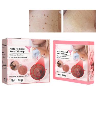 KOAHDE Rose Oil Soap Natural Extract Soap Gentle Safe Suitable for All Skin Types 80G