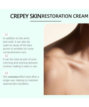  ZHJZGS Crepey Skin Cream - Firming cream with collagen and retinol for the neck arms and face deep moisturizing anti-aging cream for all skin types moisturizer (2PCS) - Buy Online on GoSupps.com