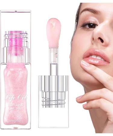 Clear Lip Oils Nourishing Lip Balms Lips Moisturiser Clear Nourishing Oil Lip Balm Moisturizer Perfect and Suitable for Dry Cracked Lips Women Girls Cares - Buy Online on GoSupps.com