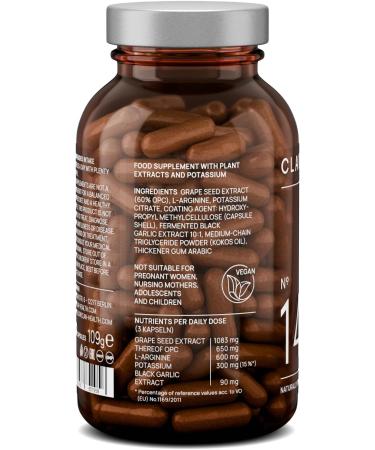 OPC Complex - Cardio Tonus - Grape Seed Extract with 650mg OPC per Dose L Arginine Black Garlic & Potassium for Blood Pressure - 120 Capsules - Buy Online on GoSupps.com