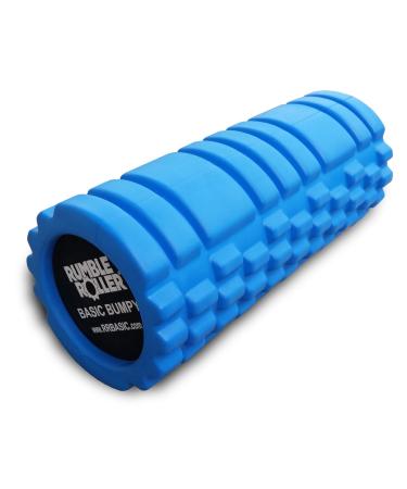 RumbleRoller Basic Bumpy Foam Roller, Solid Core EVA Foam Roller with Grid/Bump Texture for Deep Tissue Massage and Self-Myofascial Release