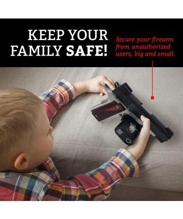 AYIN Viking Biometric Trigger Lock | Fingerprint Gun Lock | LCD Screen | 2023 Model | Weather & Dust Resistant | Fits Most Modern Firearms - Buy Online on GoSupps.com