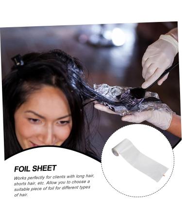 minkissy 3 Rolls Perm Tin Foil Aluminum Foil for Hair Foil Paper Hair Foils for Bleach Hair Coloring Foils Short Hair Foils Hair Dye Foil Highlighting Foils for Hair Tinfoil Nail Set off - Buy Online on GoSupps.com