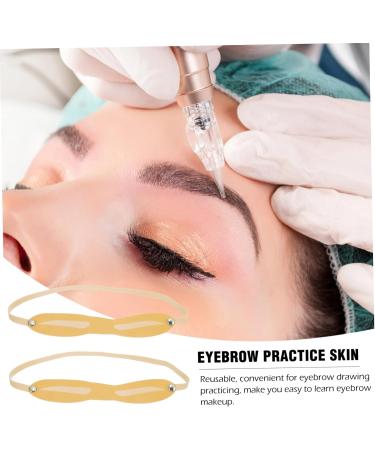 NOLITOY 10pcs Eyebrow Practice Skin Eye Brow Pen Fake Practice Skin Fake Skin Practice Tools Water Proof 22X3X0.2CM As Shown - Buy Online on GoSupps.com