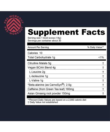 Gnarly Nutrition Preworkout Natural Energy Boost - Strawberry Lemonade 14.82 Oz - Buy Online on GoSupps.com