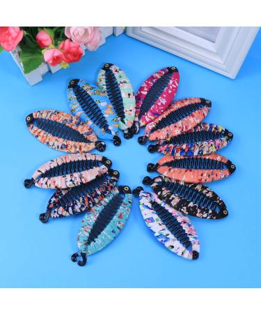 Shop Lurrose 6pcs Fashionable Banana Hair Clips - Floral Fish Shape Ponytail Holders | Strong Tension & Durable | International Shipping Available - Buy Online on GoSupps.com