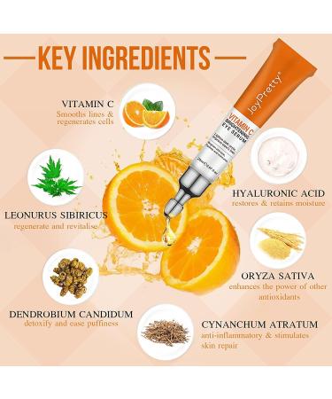 Vitamin C Brightening Eye Serum is keyed to the needs of people with skin problems such as dark circle eye bag dullness dryness and fine lines - Buy Online on GoSupps.com