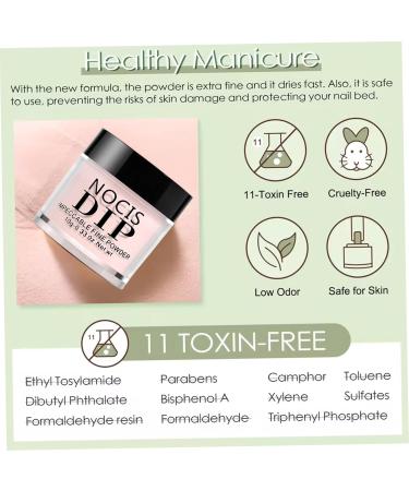 Kit de poudre de trempage pour ongles | Kit poudre trempage pour ongles translucide gel e 6 couleurs ensemble manucure fran aise bricolage longue dur e pour d butant salon maison - Buy Online on GoSupps.com