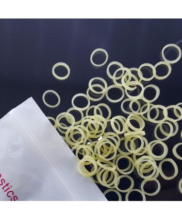 100x Dental Orthodontics Elastic Teeth Rubber Bands for Braces 5oz Force 3/8"