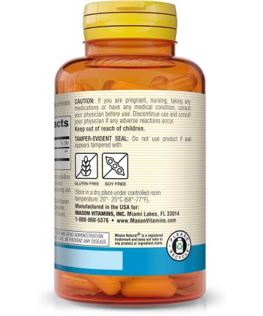 Mason Natural NAC N-Acetyl L-Cysteine 500 mg - Cellular Health & Immune Support - 60 Capsules for Wellness - Buy Online on GoSupps.com