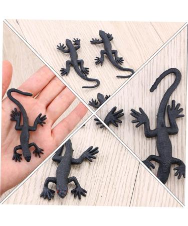 Safigle 10-Pack Halloween Gecko Simulation Toys - Mini 3.5x8cm Gecko Models for Halloween Decorations & April Fools' Day Gifts - Buy Online on GoSupps.com