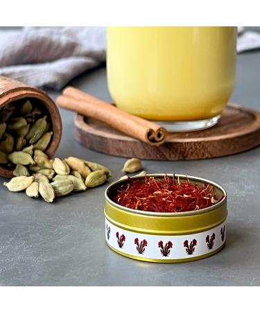 The Gathering of Saffron Spanish Saffron 2g - Premium Quality Pure Saffron Spice - Buy Online on GoSupps.com