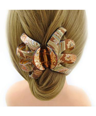 Buy Meilliwish Noble Elegant Ponytail Holder Hair Clip for Women - Large Brown Hair Accessory - Buy Online on GoSupps.com