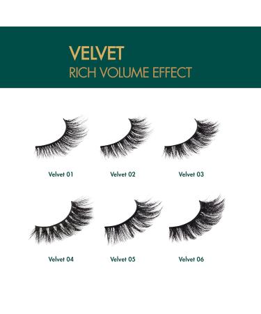 i-ENVY False Lashes | Velvet Soft Fluffy Wispy Volume Faux Mink Extensions - Dramatic Cat Eye Look (03) - Reusable International Shipping Available - Buy Online on GoSupps.com