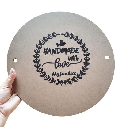 Hgfunlux 12 Round Throwing Bat Set of 2 - Perfect Potter's Gift with Pin Holes 10 Apart - Buy Online on GoSupps.com