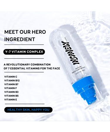 Instant Moisturizing Mist for Men - Lightweight Hydrating Spray with Y-7 Vitamin Complex | Natural Vegan & Dermatologist Tested | Refreshing & Shine-Free | 2.8 FL. OZ - Buy Online on GoSupps.com
