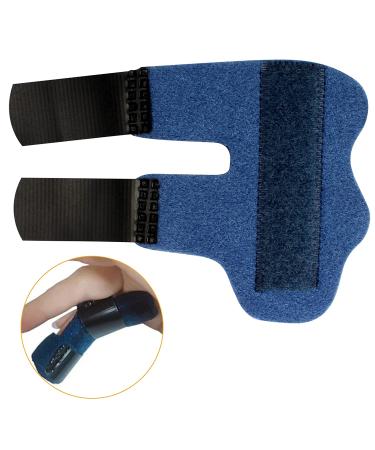 Jawflew Finger Splint Plus Sleeve - Trigger, Straightening, Pain Relief - Sky Blue - Buy Online on GoSupps.com