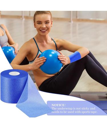 29.5 Yards Foam Underwrap Tape Sports Pre-wrap Athletic Tape 2.76 Inch Wide Elastic Sports Prewrap Artificial Foam Underwrap for Wrist Elbow Knees Ankles (Royal Blue) - Buy Online on GoSupps.com