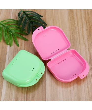 Healifty Denture Case 5 Pack - Vent Holes, Tight Snap Lock, Assorted Colors - Carry & Protect Braces, Dentures, Aligners - Buy Online on GoSupps.com