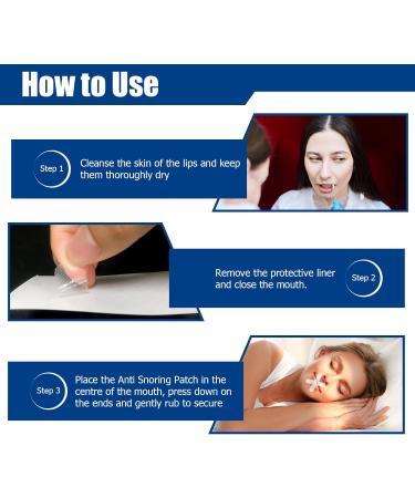 Mouth Tape for Sleeping - 200Pcs Anti Snoring Strips for Improved Nose Breathing - Buy Online on GoSupps.com