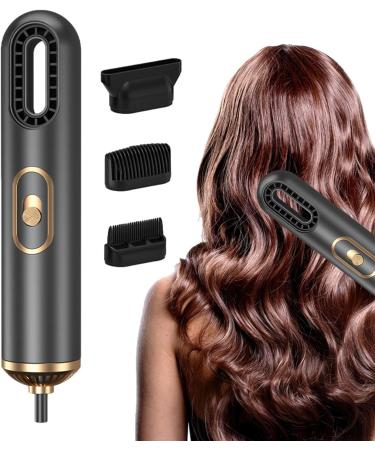 Negative Ion Hair Dryer 3in1 Blow Dryer with Negative Ion Lightweight Temperature Adjustment Hair Styling Dryer Tool Quick Drying Powerful Hairdryer with Diffuser for Curly Straight Hair Home Gray European hair dryer - Buy Online on GoSupps.com