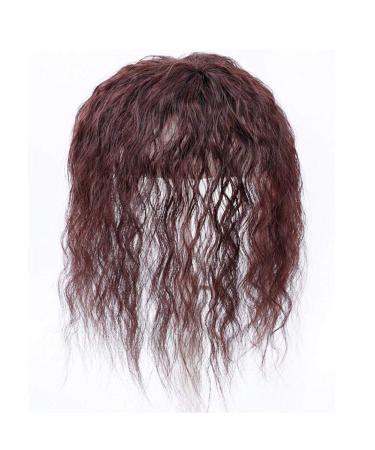 Natural Looking Curly Hair Clipping Apex Toupee - Human Hair Wig with Ponytail for Thin Hair - Buy Online on GoSupps.com