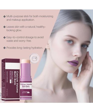 Rubu22a Calcium Multi Balm Calcium Volume Multi Balm Antiwrinkle collagen moisturizing stick antiaging hydrating almond and vitamin E for face neck and eyes 3 - Buy Online on GoSupps.com