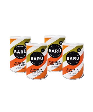 Bar Pumpkin Spice Latte Pack de 4 x250g Pr paration instantan e au caf citrouille cannelle & poivre de Jama que Vegan naturel sans ar mes artificiels 48tasses Fait main en Belgique 4 Orange