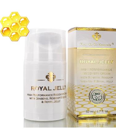 Face Cream Anti Aging Royal Jelly - Natural & Organic Ingredients  Face Moisturizer for Dry Skin  Anti Aging Cream for Face  Anti Wrinkle Cream for Women & Men   1.7 oz