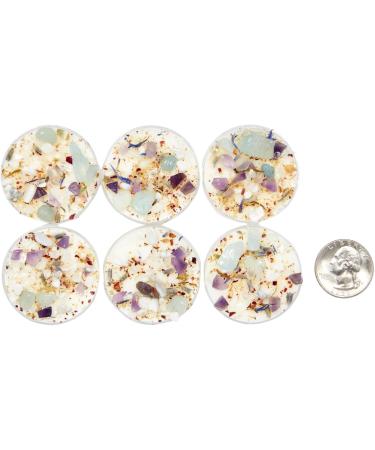 Lavender Chamomile Candle Set of 6 | Calming Energy & Aromatherapy | Crystal & Herb Infused | New Moon Beginnings - Buy Online on GoSupps.com