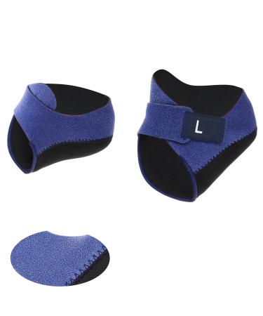 Heel Protector Heel Cushion Pain Relief Inserts Pads Support for Plantar Fasciitis Heel Pain Achilles Tendonitis Dry Cracked Gel Heel Cups for Men & Women