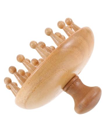 Magiclulu 5-St Massage Comb - Portable Beech Wood Hair & Body Massager Wide Tooth Relaxation Comb for Women - Buy Online on GoSupps.com