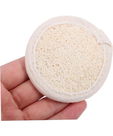 4pcs Loofah Facial & Body Scrubber Set - Beige Fabric Shower & Dish Washing Pads for Exfoliating & Cleansing - Buy Online on GoSupps.com