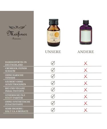 Meißner Tremonia Wild Oranges 50ml Vegan Bartshampoo - Natural Bar Soap for Men with Organic Olive Oil - Daily Beard Care Without Artificial Additives - Buy Online on GoSupps.com