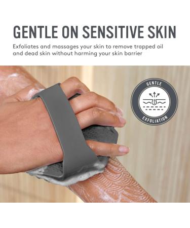 Silicone Body Brush - Gentle Shower & Bathing Brush for Men & Women | Soft Bristles & Exfoliating Pelz - Gray - Buy Online on GoSupps.com
