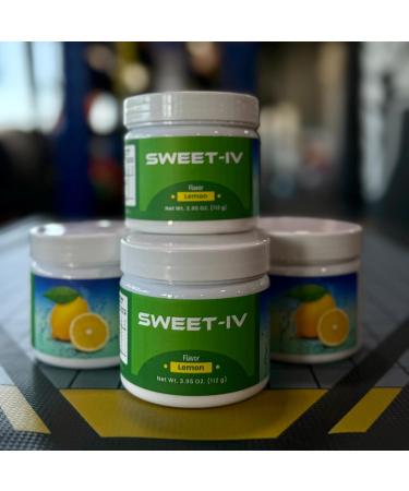 Sweet IV Electrolyte Powder - Lemon Flavored | 40 Servings | Magnesium & Copper Drink Mix for Athletes & Sports Enthusiasts - Refreshing Hydration Boost - Buy Online on GoSupps.com
