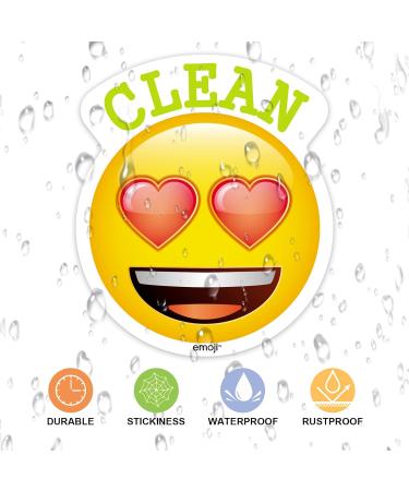MORCART Emoji Dishwasher Magnets Clean Dirty Sign for Dishwashers Refrigerators Washing Machines etc Emoji Dishwasher Magnets 008 - Buy Online on GoSupps.com