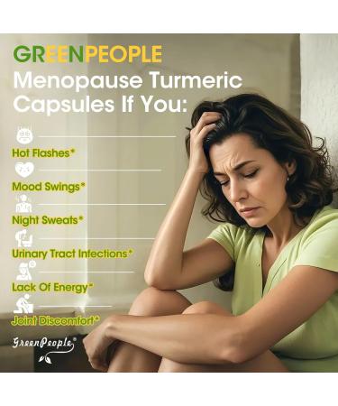 GREENPEOPLE Menopause Supplements for Women - Black Cohosh & Ashwagandha for Hot Flashes Night Sweats Mood Swings Hormonal Balance Support 10 Billion CFU Probiotic - 120 Capsules Vegan Gluten-Free 120 Count (Pack of 1) - Buy Online on GoSupps.com