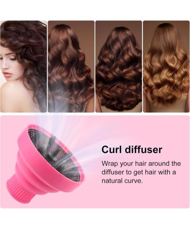 Universal Hair Diffuser for Curly Hair - Foldable Silicone Attachment for Hair Dryers | Adjustable Diffuser for Natural Waves & Curls - Buy Online on GoSupps.com