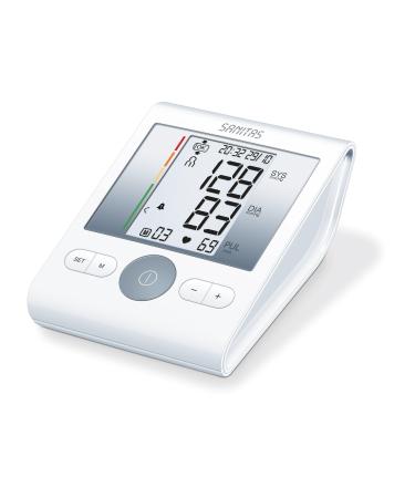 Sanitas SBM 22 upper arm blood pressure monitor (with cuff fit control color classification of measurement results)