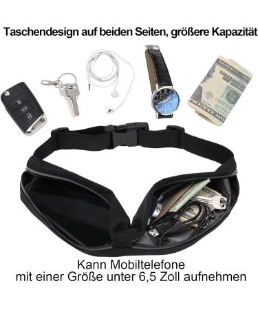 Yamitora 2-Piece Sports Belt Running Bag for Cell Phones - Lightweight & Adjustable | International Shipping - Buy Online on GoSupps.com