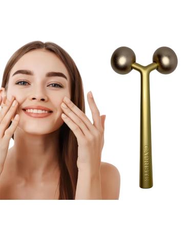 Premium Face Sculptor Metal Facial Massager Anti-Wrinkle Face Neck & D collet Roller | Reduces Swelling Boosts Collagen Face Roller for Wrinkles and Lifting Skin Tightening Device