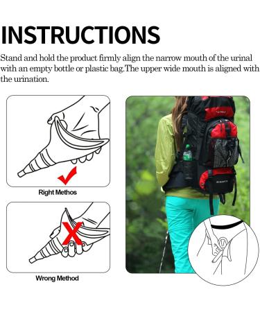 Female Portable Urinal for Women Women to Pee Standing Up Reusable Female Urinal Silicone Portable Womens Urinal for Camping Outdoor Travel Post Surgery Aid Pack of 2 Dark Blue+violet - Buy Online on GoSupps.com