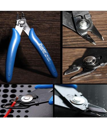 Wire Cutters 2pcs Side Cutters Cable Cutters Precision Flush Cutters Electrical Cable Cutter Cutting Plier Side Snips Diagonal Pliers Cutting Pliers Tool for Coil Making Home DIY Jewelry Blue - Buy Online on GoSupps.com