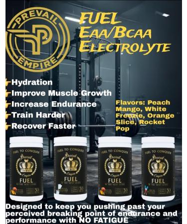 Prevail Empire Fuel EAA/BCAA and Electrolytes Branched Chain Amino Acids Orange Slice Flavor - Buy Online on GoSupps.com